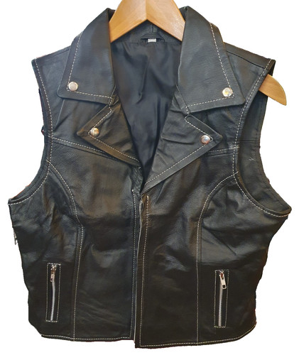 Leder weste damen rocker - damen,