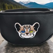 Umhängetasche Crossbody Bag Katze Damen Handtasche Damentasche Schultertasche