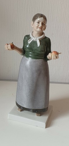 Figur apfel verkäuferin - figur,
