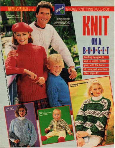 Vintage strickbeilage zum - ~,