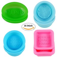 Silikonform Seifenform 16 Stück 