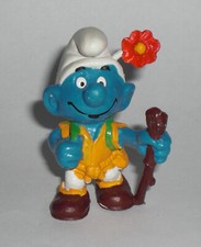 20041 Wanderschlumpf roter Punkt C 1978 PEYO SCHLEICH S MADE IN SRI LANKA TOP!