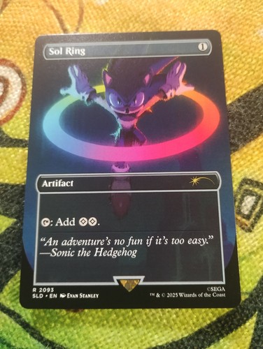 Borderless sol ring sonic - sol,
