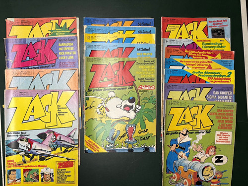 Zack comic magazin konvolut - comic-magazin,