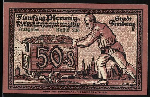 Notgeld freiberg 1921 - freiberg,, 1921,