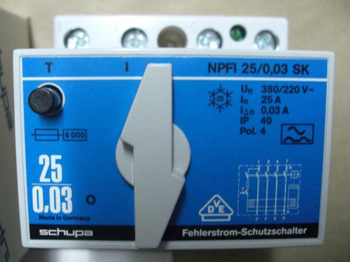 Schupa schutzschalter npfi - fi-schutzschalter,