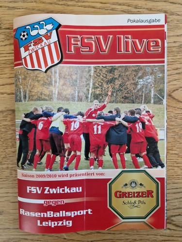 Programmheft 2009 pokal - 2009, fsv