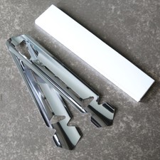 Kela Zuckerzange 2 Stück Tura groß Feuerzangenbowle Edelstahl Zuckerwürfel Tasse