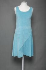 180 26 FARBENFREUNDE Damen Nicki Kleid Gr. S türkis ärmellos Nickikleid