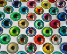 Wunderschöne Glasaugen für Puppen, Tieraugen mit Linsenform - 1 Paar