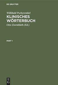 Pschyrembel klinisches - pschyrembel,