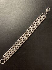 Armband Gliederkette Rocker Biker Panzerkette Harley Schmuck 