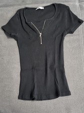 Schwarzes Damen T-Shirt Größe L (FB sister New Yorker)