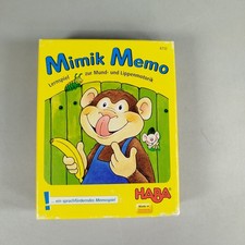 HABA Mimik Memo Lernspiel, gebraucht, ab 3 4 5 Jahre | ✅ geprüft 