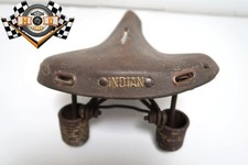 INDIAN Ledersitz Sattel Seat Saddle Motocycles Bicycle BROOKS Vintage Antique OE