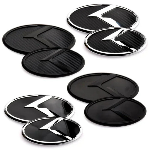 2pcs abs badge front - front, grill