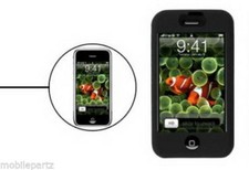 Schwarz weiche Silikon Skin