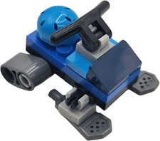 LEGO  Erweiterung Zubehör City   Fahrzeug Schneemobil klein mit Helm