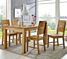 Massivholz Esstisch 140x90cm Kernbuche massiv geölt Esszimmertisch Küchentisch