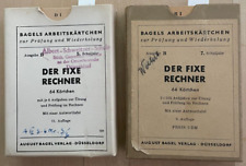 Schulmaterial Rechenkärtchen alt (2 Aufgabensammlungen)