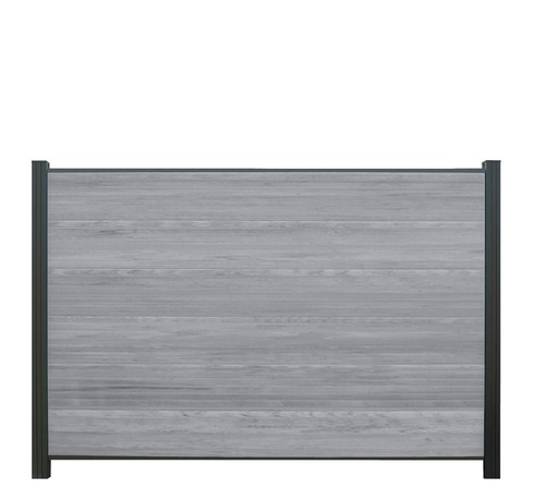 Wpc zaun komplettset - zaun,