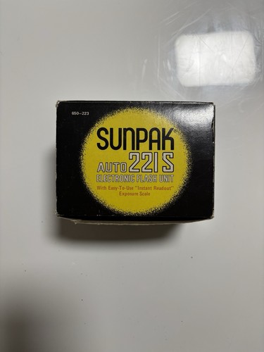 Sunpak auto 221 electronic - auto,