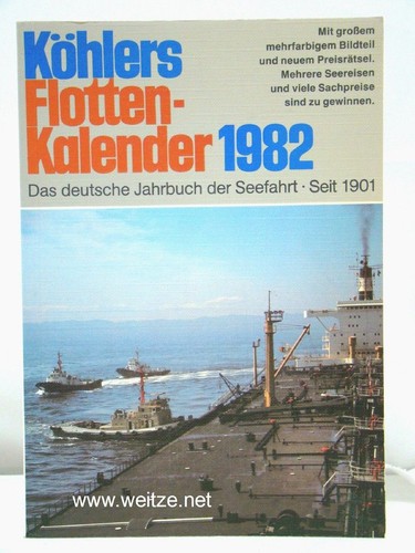 Köhlers flottenkalender 1982 - köhlers,