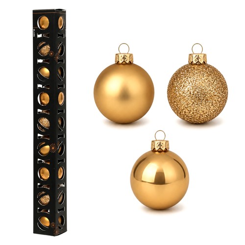 Weihnachtskugeln glas 3cm - 9,