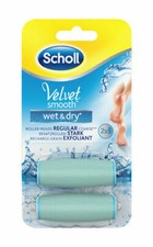 2x Scholl Velvet Smooth Wet & Dry  Stark 4 Ersatzrollen Neu (293)