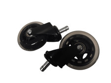 Bürostuhlrollen kwmobile 5er-Set 10x22?mm für Hartböden - NEU
