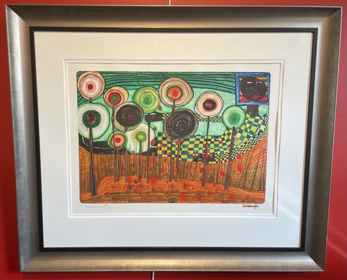 Hundertwasser lithographie - hundertwasser,