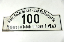 Rallye Schilder Blechschild