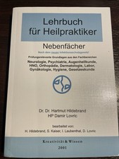 Lehrbuch Für Heilpraktiker Nebenfächer 2001 Dr. Hildebrand / HP Lovric