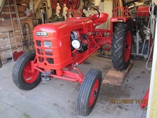 Traktor Fahr, BJ1958, generalüberholt mit Seilwinde und Holzspalter