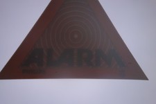 Alter Aufkleber Diebstahl Schutz Warnung Auto Radio ALARM Philips (Scheibe)