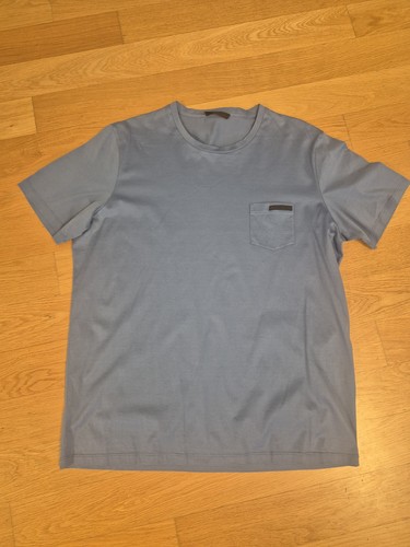 Prada herren shirt xxxl blau - herren, t-shirt
