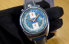 BREITLING 42 mm BULLHEAD PULT PUPITURE 7101 Chronograph 1971 Valjoux 7740