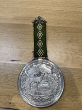 Wandteller  95% Zinn, Hirsch
