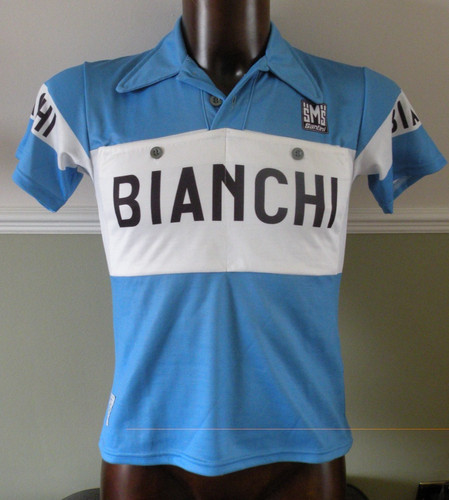 Bianchi retro kurzarm top - bianchi, (s)