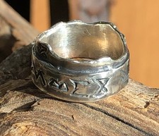 Ring 925 Silber Runen