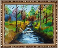 Unbekannt – Fluss Landschaft