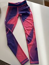 Laufhose ADIDAS Tights Leggins Running Mesh Glitzer Logo Legging Aeroready Gr XS