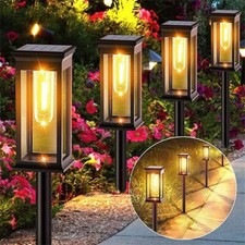 4er led solarleuchten garten - solarleuchten,