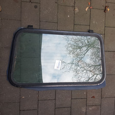 Heckscheibe mit Rahmen Heckscheibenrahmen GOLF 1 CABRIO Karmann Verdeck