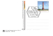 Kieler Woche 2012 Sonderstempel Galionsfigur Alexander von Humboldt II
