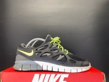 Nike Sneaker Free Run 2 Grau Gelb Schwarz ·Gr 43· Herren Training Performance