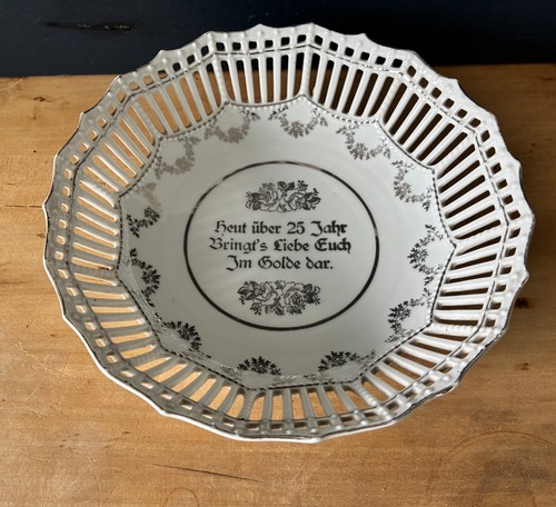 Antike schale silberhochzeit - antike,