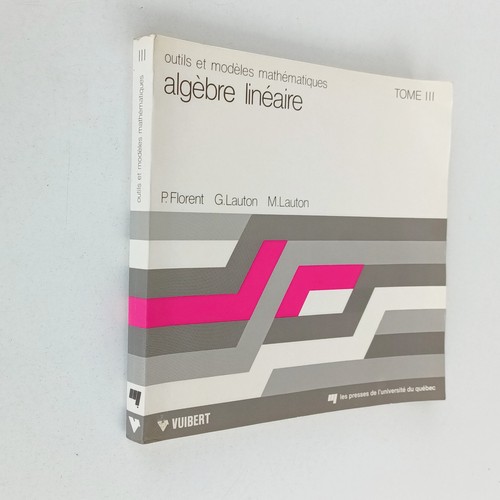 Lineare algebra band florent - algebra,