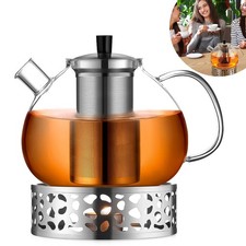 1,5L Glas Teekanne mit