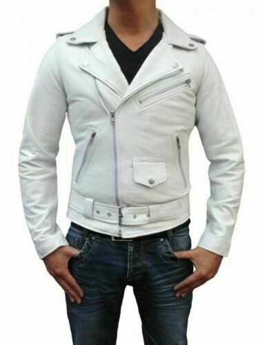 Herren stilvolle weiße jacke - weiße,